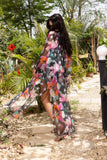 Midnight Flora Tulle Kimono