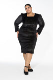 Midnight Radiance Dress - Black