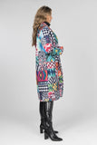 Mosaic Dream Wool Coat