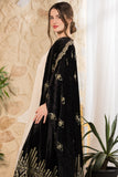 Noir Heritage Embroidered Velvet Abaya