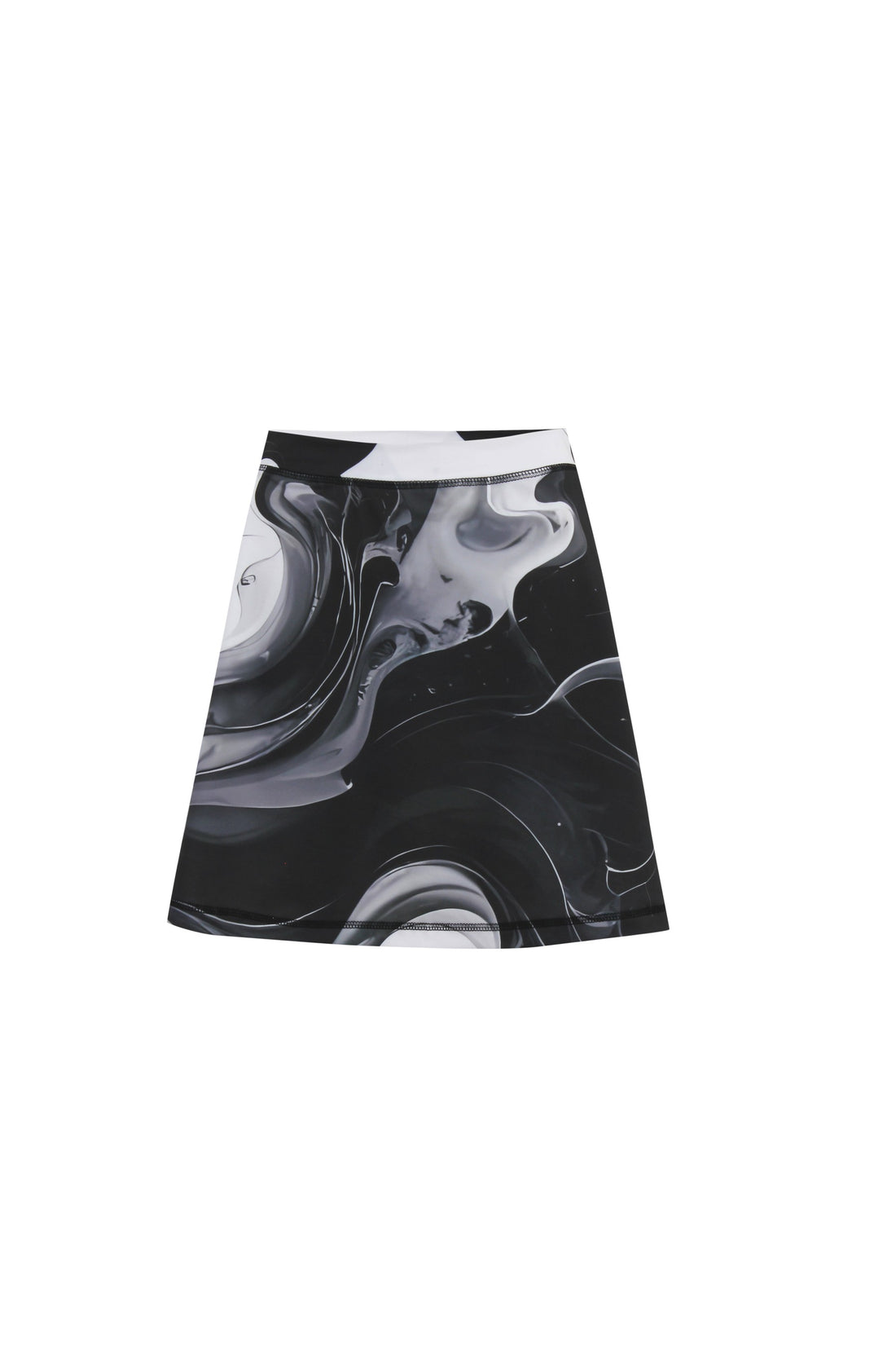 Noir Marble Aline Skirt