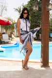 Noir Marble Tulle Sarong