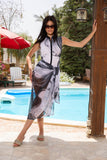 Noir Marble Tulle Sarong