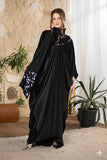 Noir Velvet Sequin Abaya