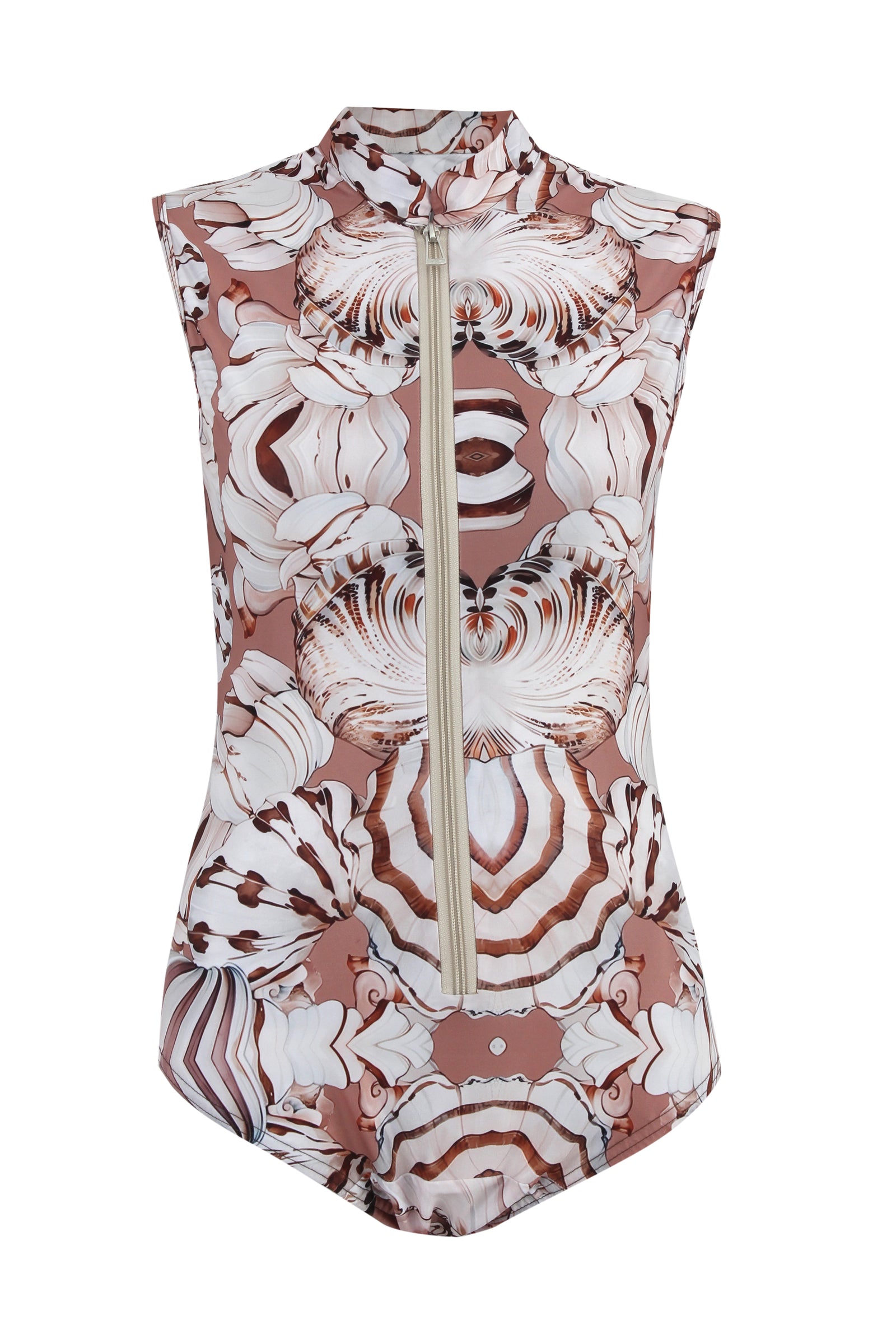 Nude Shell Bodysuit