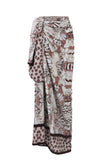 Nude Shell Crepe Sarong