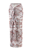 Nude Shell Tulle Sarong