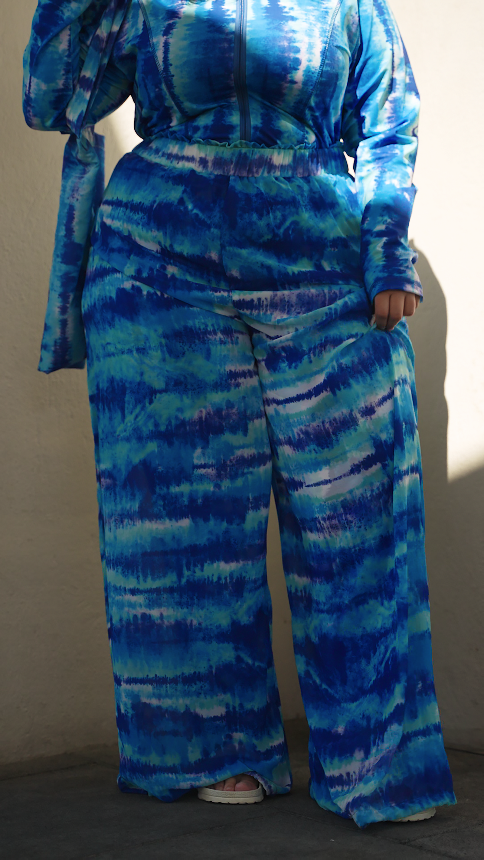 Ocean Chiffon Pants