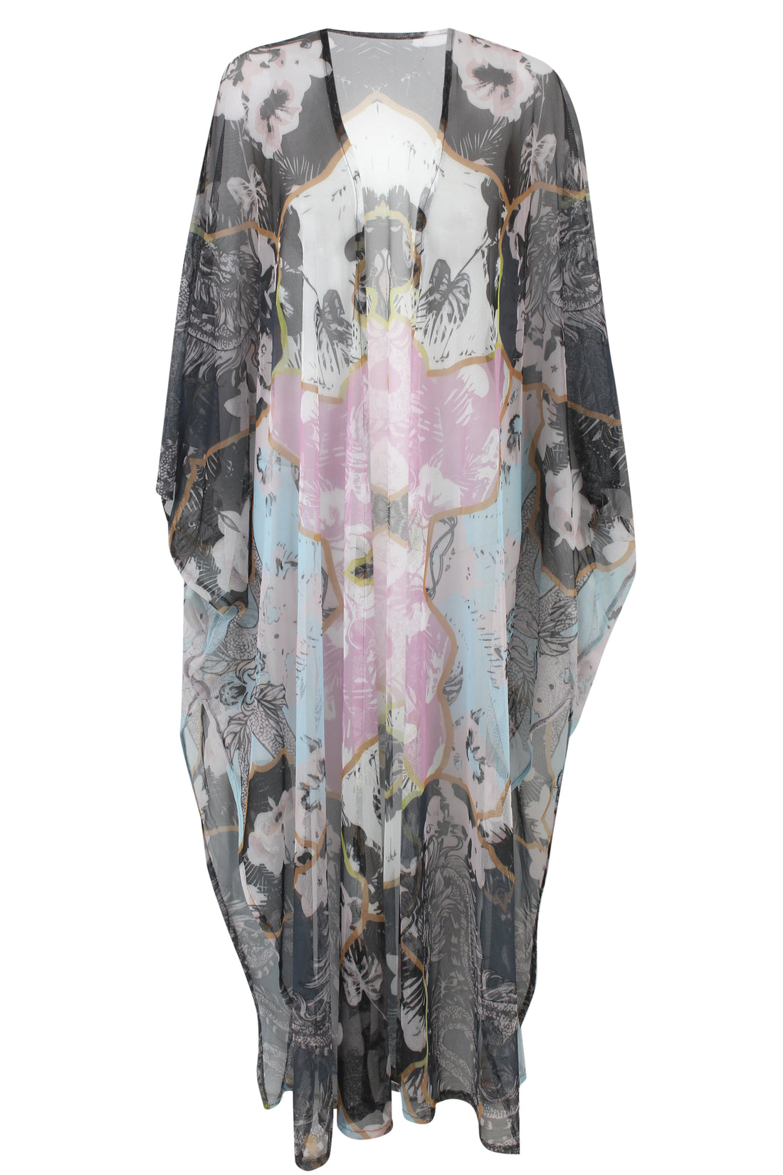 Ocean Mirage Tulle Kimono