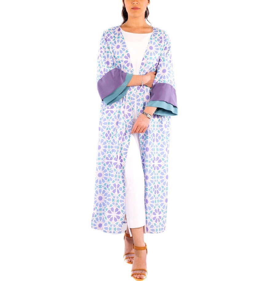 The Open Abaya Arabesque Kimono