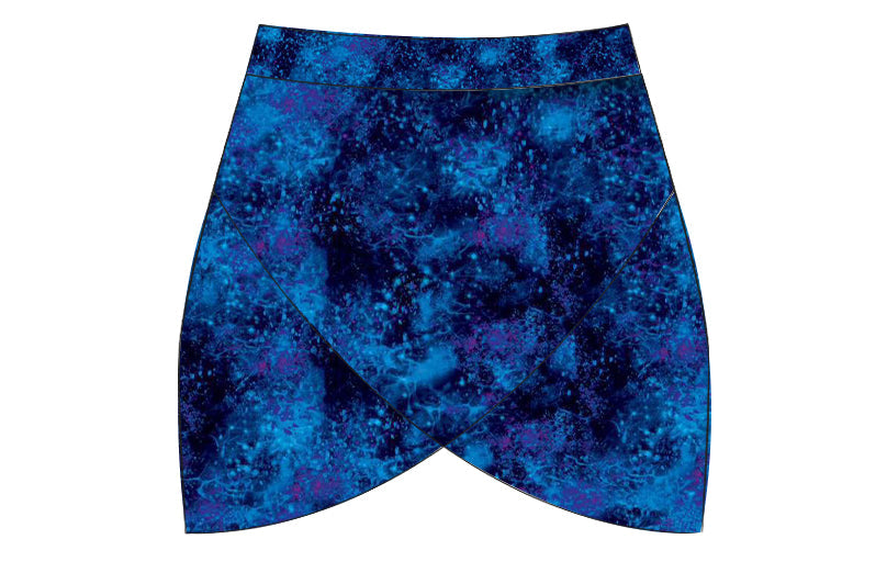 Galaxy Burkini set with cover up - Blue