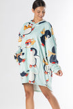 Penguin Oversized Hoodie Blanket – Soft Velvet Fleece