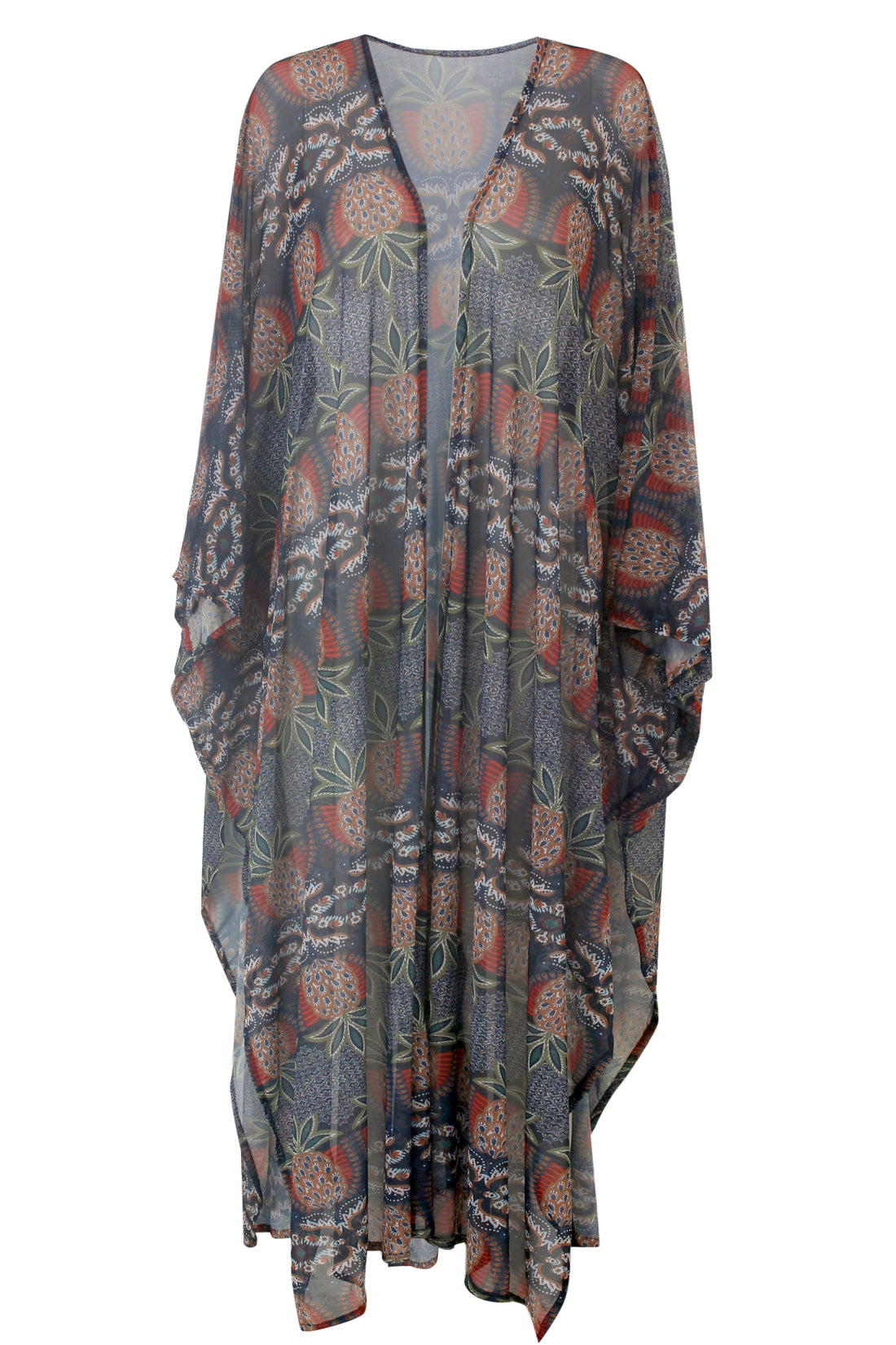 Pineapple Tulle Kimono