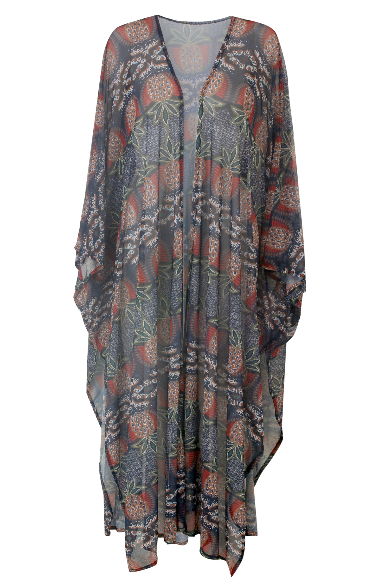 Pineapple Tulle Kimono