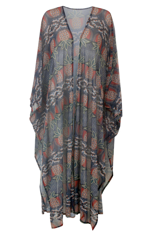 Pineapple Tulle Kimono