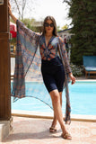 Pineapple Tulle Kimono