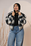 Plaid Wool Winter Bomber