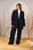Power Wool Striped Blazer Set