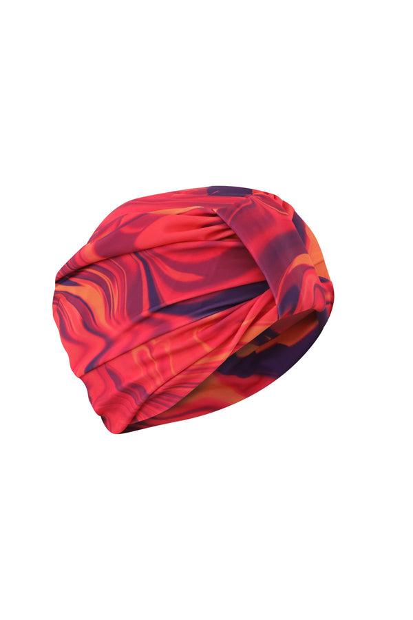 Purple marble headpiece