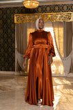 Radiance Maxi Gown - Brown