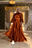 Radiance Maxi Gown - Brown