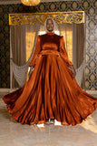 Radiance Maxi Gown - Brown