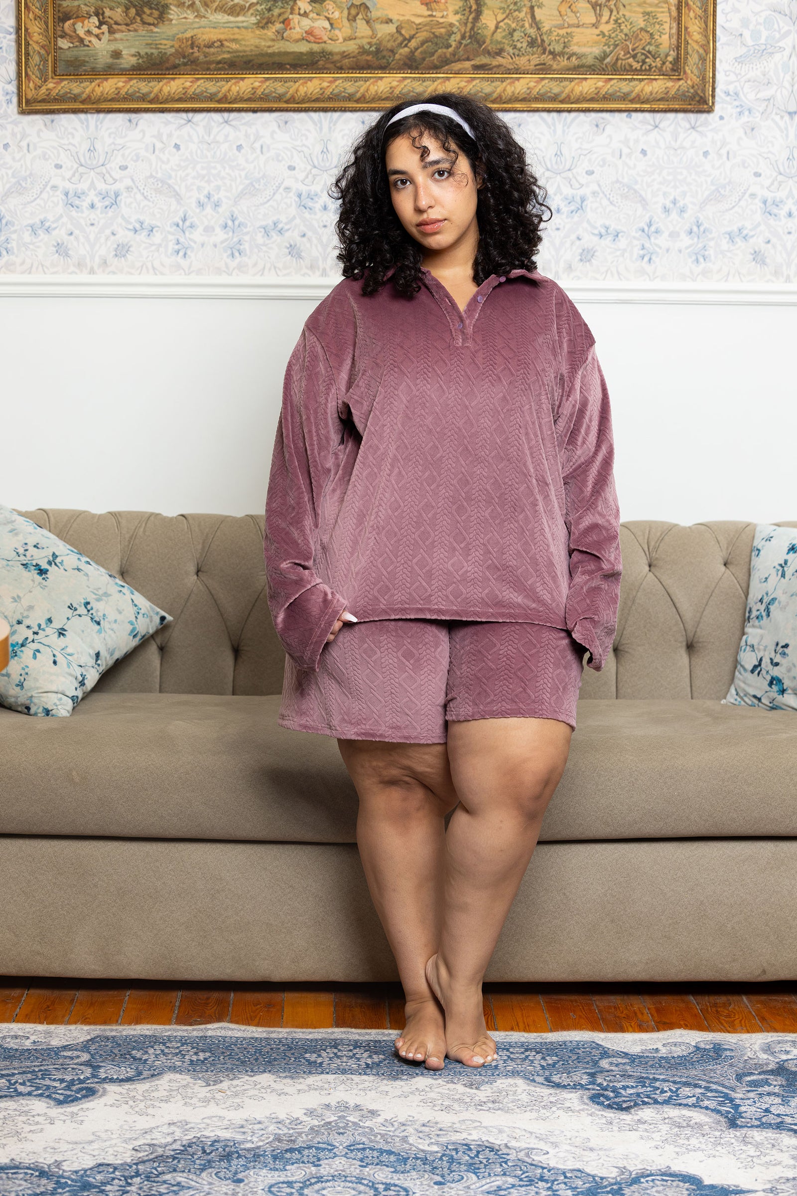 Rosy Dusk Short Set