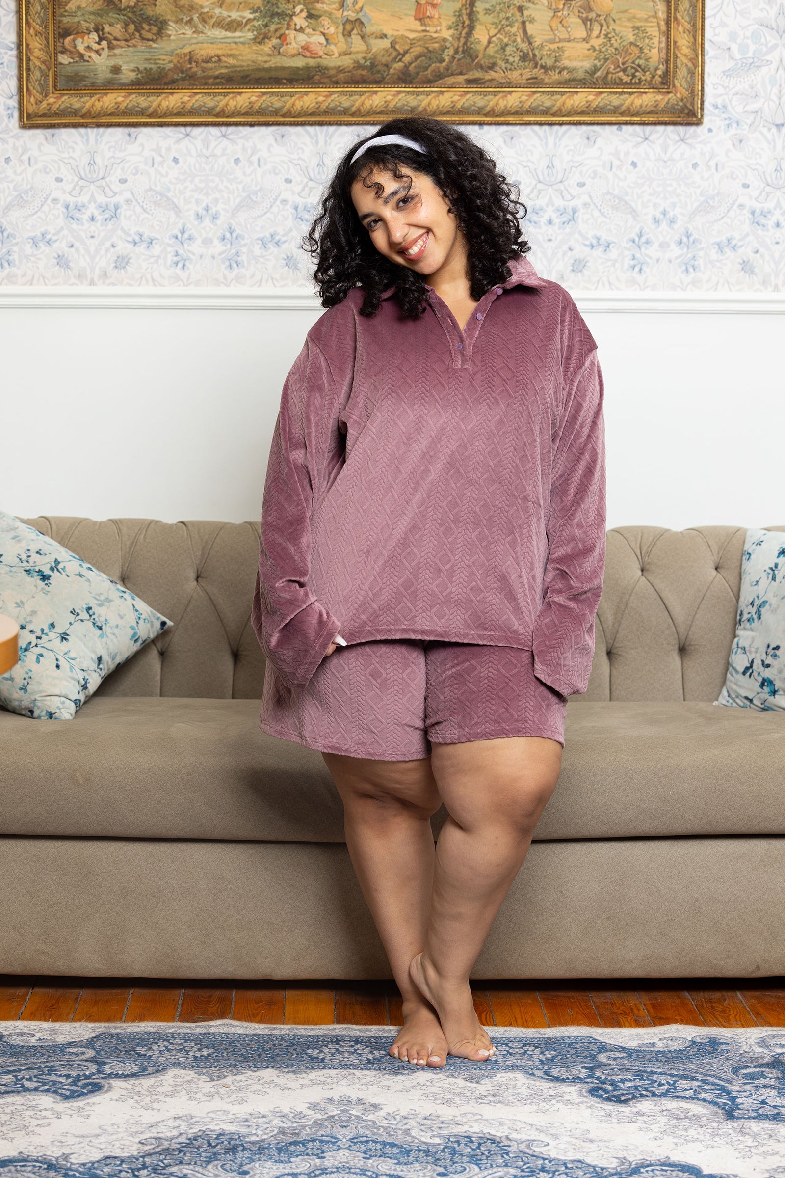 Rosy Dusk Short Set