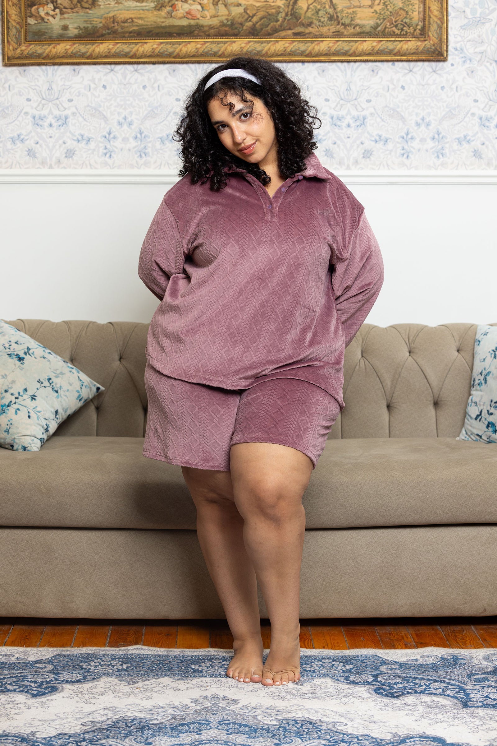 Rosy Dusk Short Set