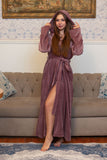 Rosy Dusk Wrap Robe