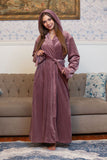 Rosy Dusk Wrap Robe