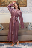 Rosy Dusk Wrap Robe