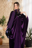 Royal Amethyst Velvet Abaya