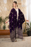 Royal Heritage Embroidered Velvet Abaya