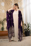 Royal Heritage Embroidered Velvet Abaya