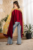 Ruby Heritage Velvet Cape