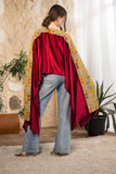 Ruby Heritage Velvet Cape