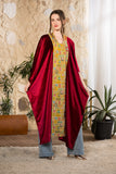 Ruby Heritage Velvet Cape