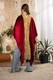 Ruby Heritage Velvet Cape