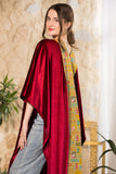 Ruby Heritage Velvet Cape