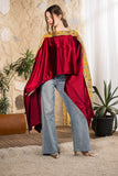 Ruby Heritage Velvet Cape