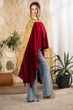 Ruby Heritage Velvet Cape