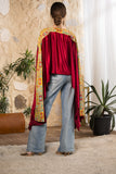 Ruby Heritage Velvet Cape