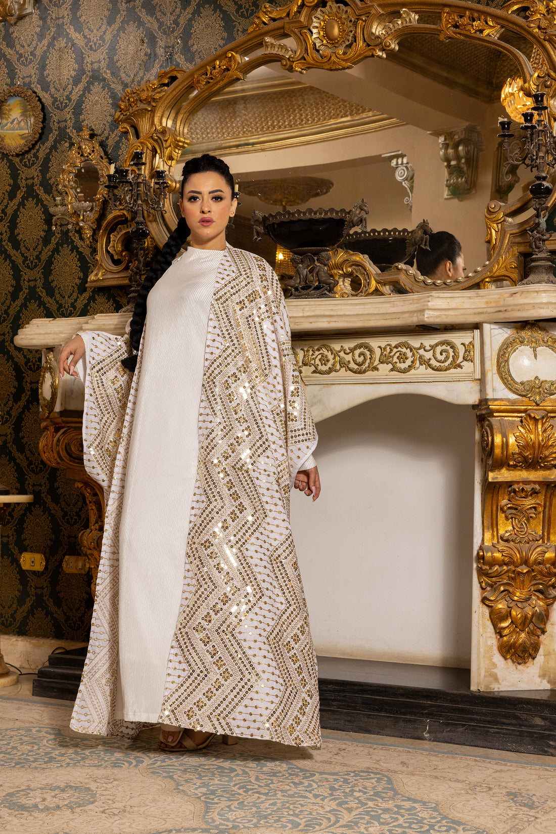 Sahar White Kaftan