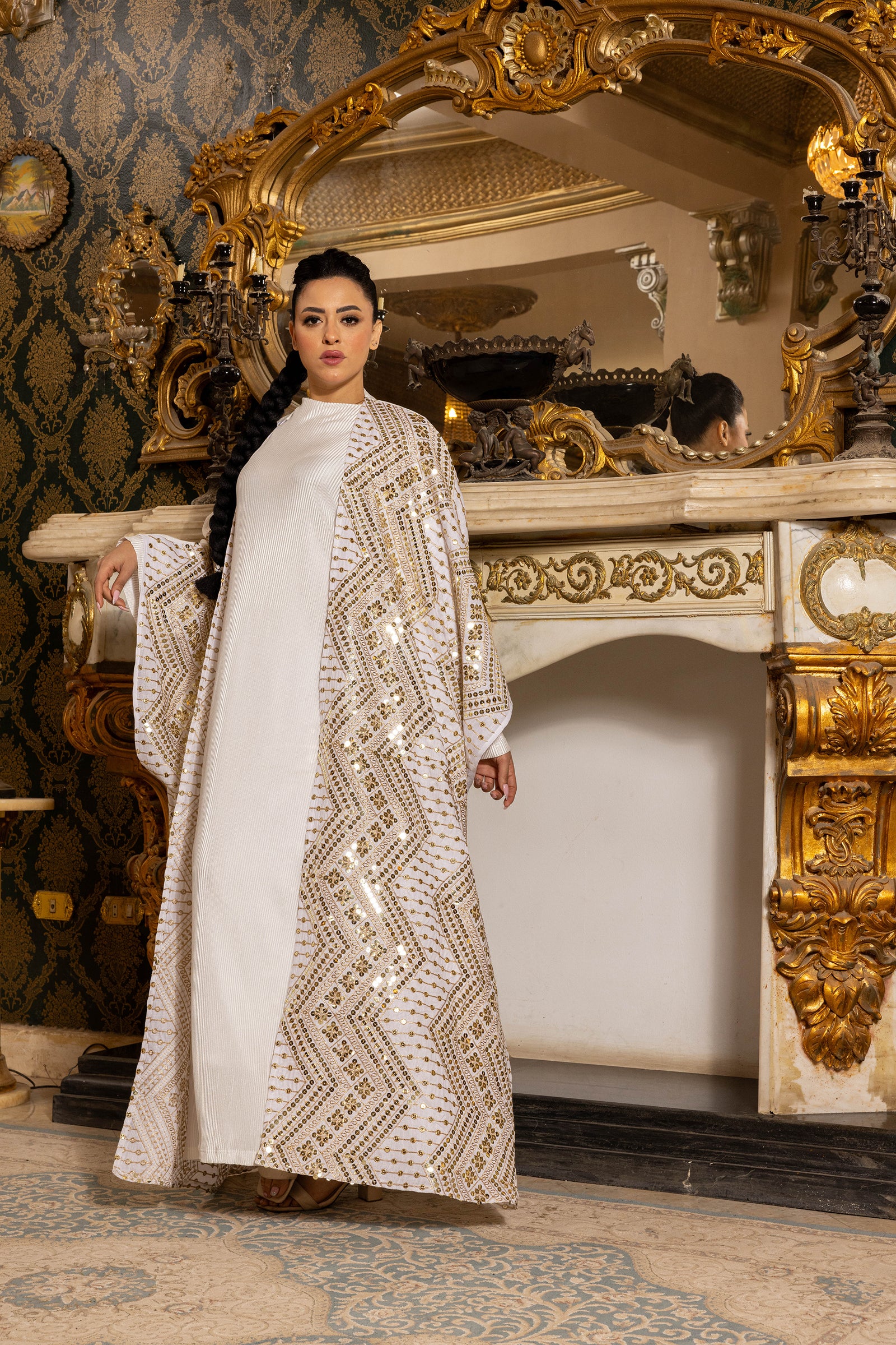 Sahar White Kaftan