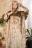 Sand Serenity Hooded Prayer Abaya