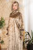 Sand Serenity Hooded Prayer Abaya
