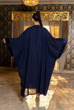 Sapphire Linen Abaya Dress