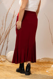 Scarlet Flow Jersey Skirt
