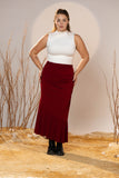 Scarlet Flow Jersey Skirt